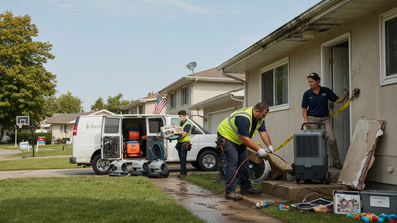 Water Damage Restoration in Parkman, WY near me